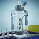 Large Capacity Fitness Water Bottle (with Straw)